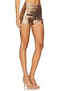 view 2 of 6 Lacie Sequin Hot Short in Tan & Bronze