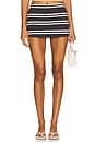 view 1 of 6 Mace Mini Skort in Paddleboard Stripe Oatmeal & Black