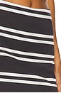 view 6 of 6 Mace Mini Skort in Paddleboard Stripe Oatmeal & Black