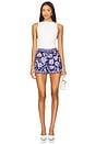 view 5 of 6 Hera Back Zip Short in Forevermore