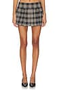 view 1 of 6 Sabrina Mini Skort in Black & Multi