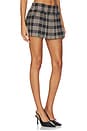 view 2 of 6 Sabrina Mini Skort in Black & Multi