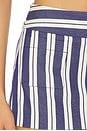 view 6 of 6 Ace Skort in Metro Stripe Twilight Blue