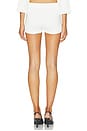 view 4 of 6 Tarina Knit Hot Pant in Soft White