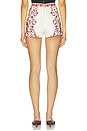 view 4 of 6 Hera Back Zip Short in Winding Road