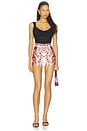 view 5 of 6 Hera Back Zip Short in Winding Road