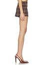 view 4 of 6 Mace Mini Skort in Dark Chocolate & Camel