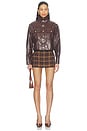 view 6 of 6 Mace Mini Skort in Dark Chocolate & Camel