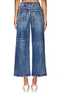 view 4 of 6 ERNIE CROPPED LOW RISE BUCKLE BACK 진 in Brooklyn Blue