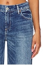 view 6 of 6 Ernie Cropped Low Rise Buckle Back Baggy Jean in Brooklyn Blue