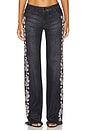view 1 of 6 Roxie Embellished Jean in Georgia Vintage Black