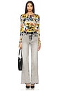 view 5 of 6 Delancey High Rise Relaxed Boot Cut Jean in Peyton Vintage Grey