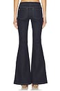 view 4 of 6 Delilah Flare Jean in Dark Rinse
