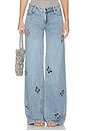 view 1 of 6 Amazing Embellished Cutout Jean in Fiona Vintage Blue