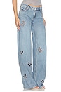view 2 of 6 Amazing Embellished Cutout Jean in Fiona Vintage Blue