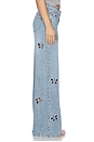 view 4 of 6 Amazing Embellished Cutout Jean in Fiona Vintage Blue