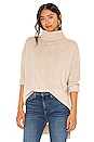 view 1 of 4 Sawyer Turtleneck Hi Lo Tunic Pullover in Oatmeal