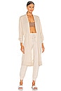 view 1 of 3 Rosina Blouson Sleeve Cardigan in Oatmeal