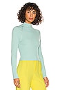view 2 of 4 Irena Mock Neck Rib Sweater in Breeze