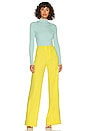 view 4 of 4 Irena Mock Neck Rib Sweater in Breeze