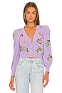 view 1 of 4 Morita Floral Cardigan in Lavender Multi