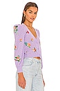 view 2 of 4 Morita Floral Cardigan in Lavender Multi