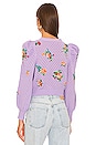 view 3 of 4 Morita Floral Cardigan in Lavender Multi