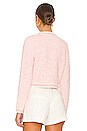 view 3 of 4 Noella Cropped Cardigan in English Rose & Soft White