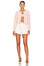 view 4 of 4 Noella Cropped Cardigan in English Rose & Soft White
