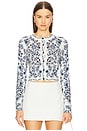 view 1 of 5 Carson Cardigan in Soft White Multi
