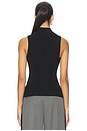 view 3 of 4 Darcey Novelty Ribbed Tank in Black