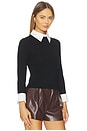 view 2 of 4 Porla Collared Sweater in Black