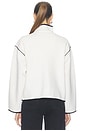 view 5 of 4 Pearson Collared Sweater Jacket in Soft White & Black