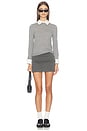 view 6 of 5 Poral Collared Sweater in Medium Heather Grey