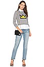 view 4 of 5 Nikia Crown Sweater in Medium Grey & Multi