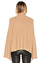 view 3 of 4 Simona Bell Sleeve Turtleneck in Camel