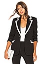 view 1 of 5 Chester Blazer in Black & Natural