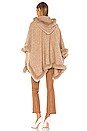view 3 of 3 Kamala Oversize Poncho With Fur in Natural