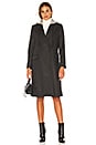 view 2 of 5 Bern Mid Length Blazer Coat in Charcoal & Heather Grey