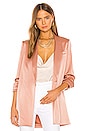 view 1 of 5 Jace Shawl Collar Oversized Blazer in Rose Tan
