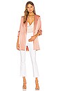 view 5 of 5 Jace Shawl Collar Oversized Blazer in Rose Tan