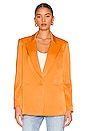 view 2 of 5 Denny Notch Blazer in Tangerine