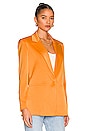 view 3 of 5 Denny Notch Blazer in Tangerine