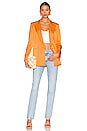 view 5 of 5 Denny Notch Blazer in Tangerine