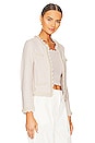 view 2 of 5 Noella Knit Jacket with Pearls in Sand Marl & Pearl