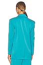 view 4 of 5 Shan Strong Shoulder Blazer in Ocean Floor