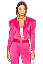 view 1 of 4 Shan Boxy Oversized Cropped Blazer in Candy