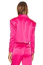 view 3 of 4 Shan Boxy Oversized Cropped Blazer in Candy