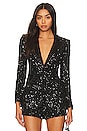 view 1 of 5 Breann Sequin Blazer in Black