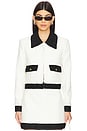 view 1 of 5 КУРТКА TOPHER in Off White & Black